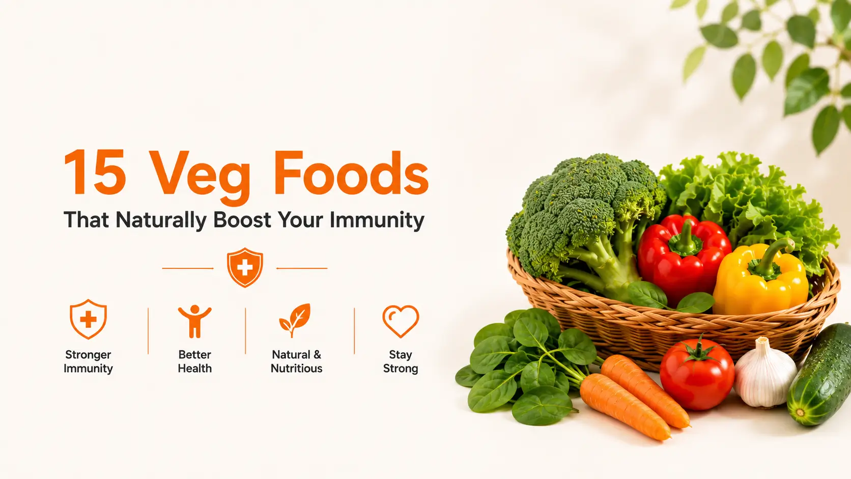 15 Veg Foods That Naturally Boost Your Immunity